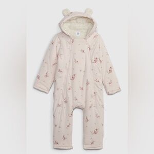 NEW WITH TAGS GAP Baby Sherpa-Lined Hooded One-Piece